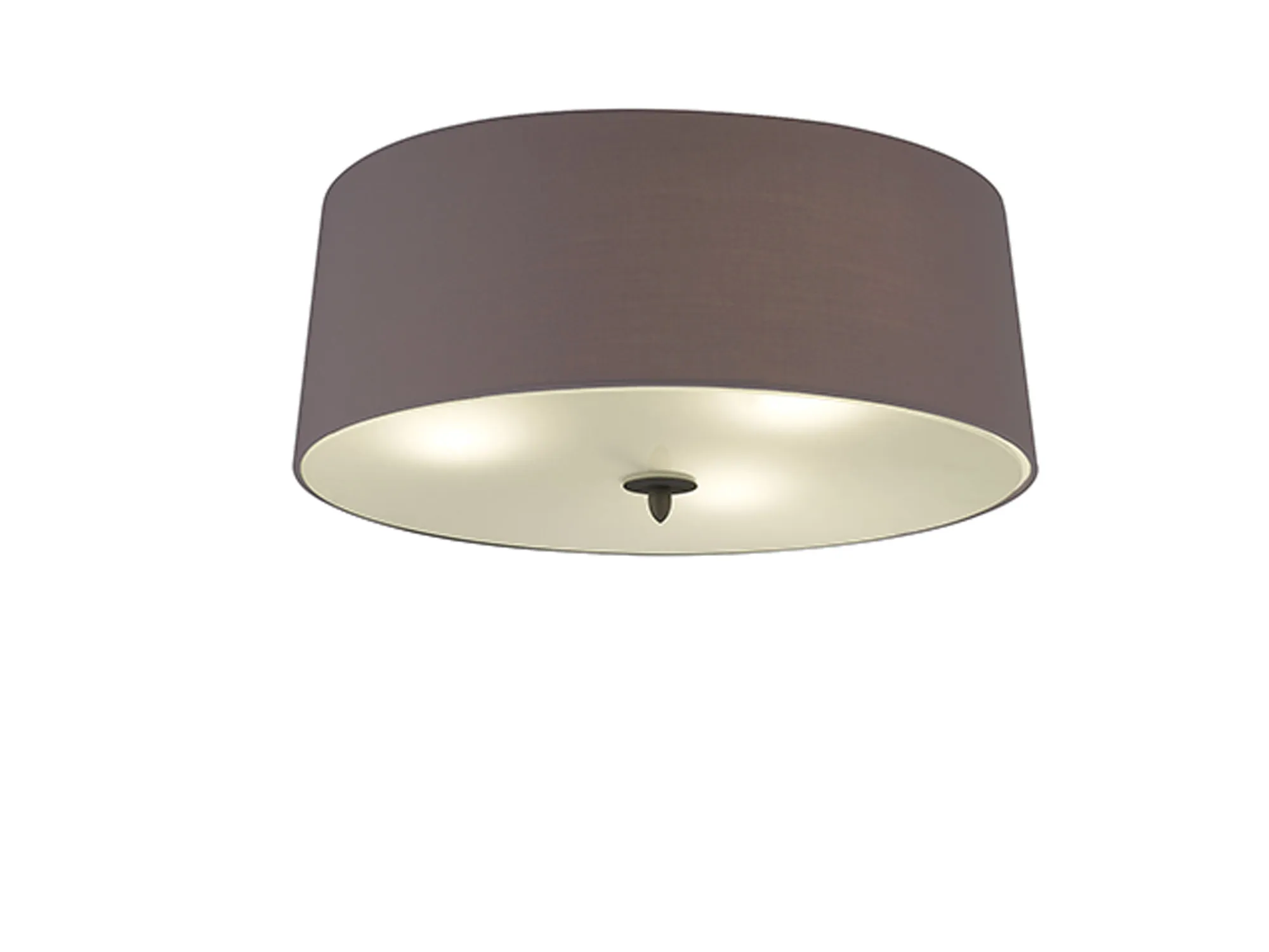 Lua Ash Grey Ceiling Lights Mantra Flush Fittings